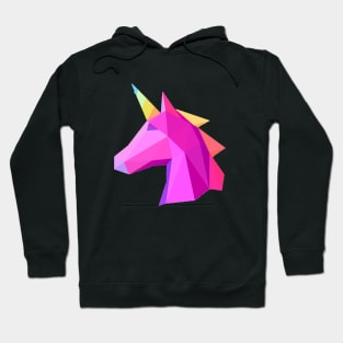 MINIMALISTIC POLYGON UNICORN Hoodie